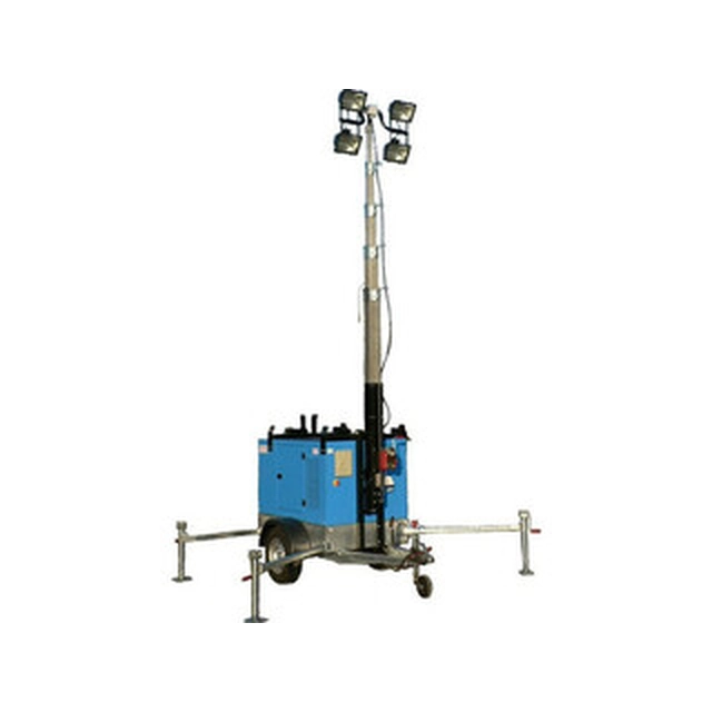 Torre de luz PET-9M faro con motor Lombardini