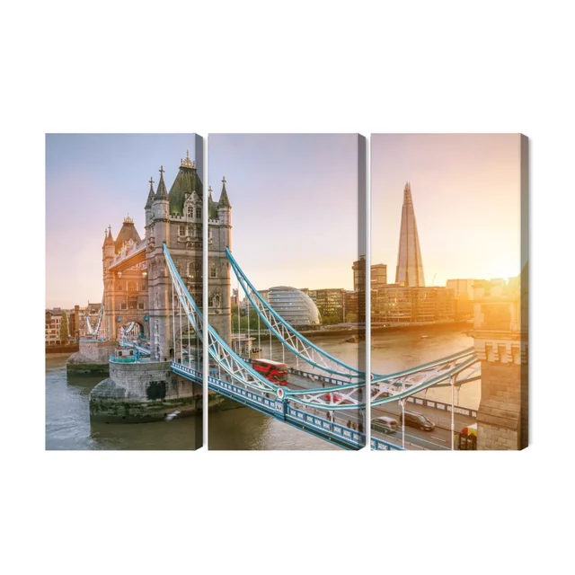 Tower Bridge At Sunrise Multi-Piece Picture