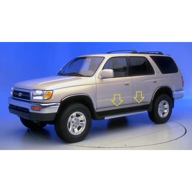 Toyota 4Runner 1996-2002 - Chrómové ochranné bočné lišty dverí