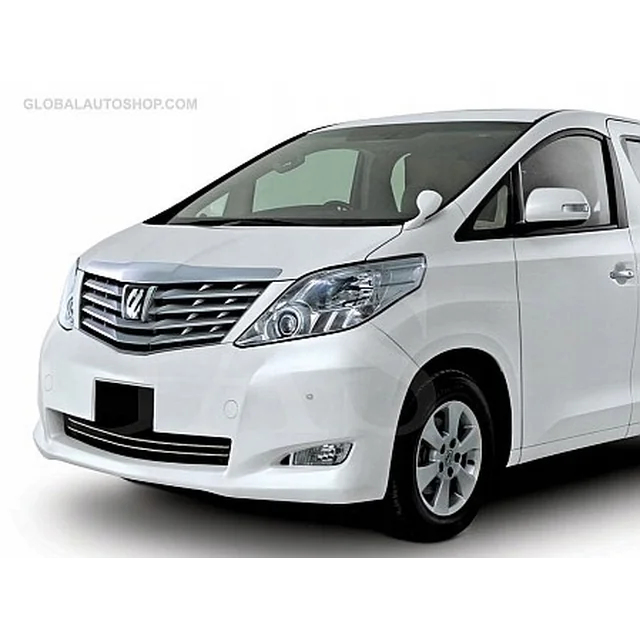 Toyota Alphard - Bandes chromées Calandre chromée Réglage du pare-chocs factice