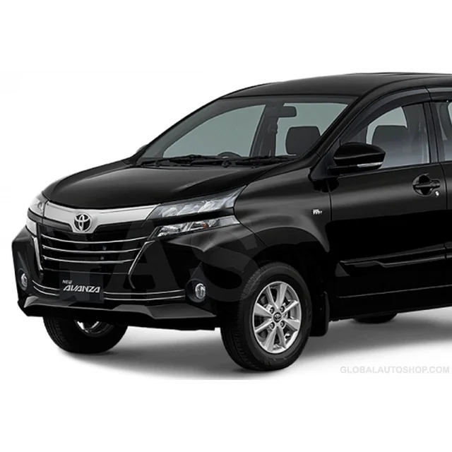 Toyota Avanza – chromuotos juostelės chromuotos grotelės manekeno buferio derinimas