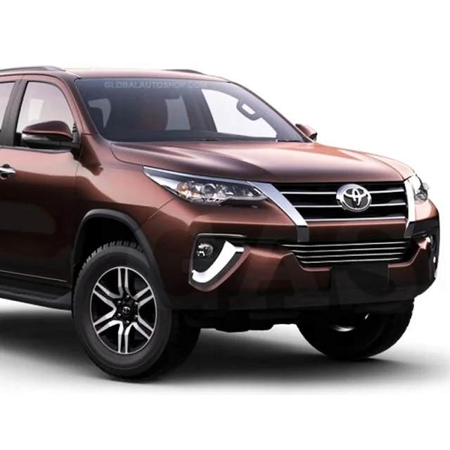 Toyota Fortuner - benzi cromate, bara de protecție pentru grătar, reglaj