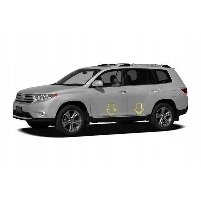 Toyota Highlander 2001-2013 - Chrome protective side door strips