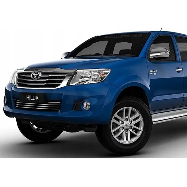 Toyota Hilux - Afinação de manequins de pára-choques com grade cromada