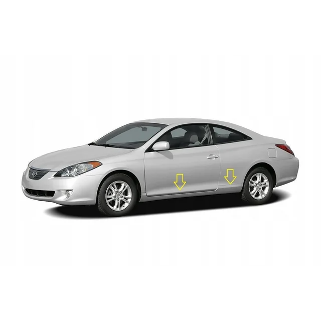 Toyota Solara 2004-2008 - Λωρίδες χρωμίου, επιχρωμιωμένες πλαϊνές πόρτες