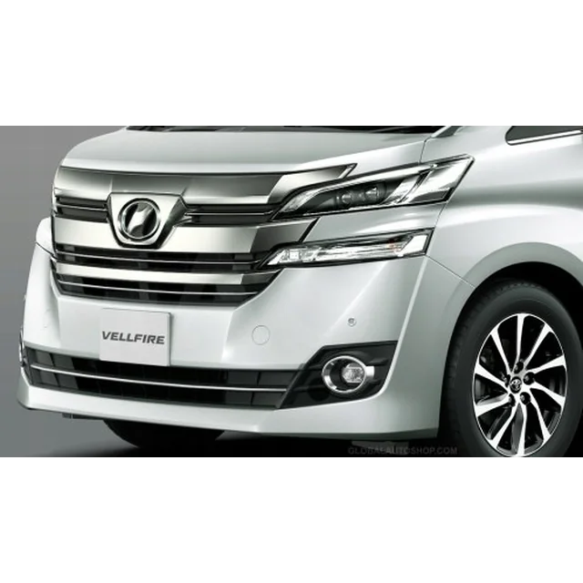 Toyota Vellfire – Chrome Strips Grill Bumper Dummies Tuning