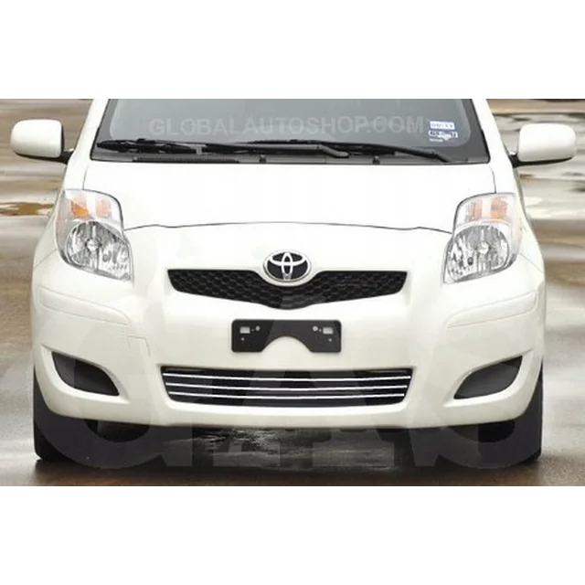 Toyota Yaris - Chrome Strips Grill Bumper Dummies Tuning