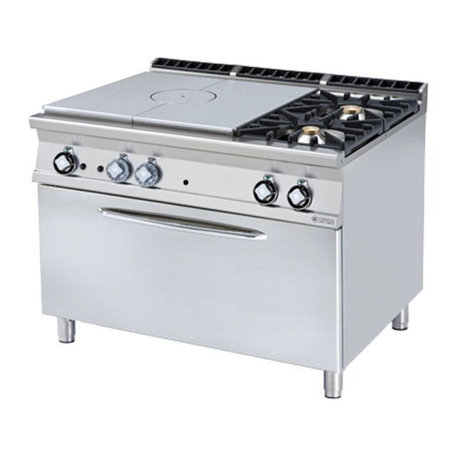 TPF2 - 912 GE Cucina in ghisa con forno elettrico.