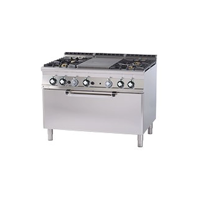 TPF4 - 912 G Cocina de hierro fundido con horno