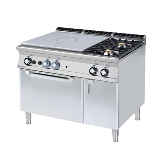 TPFV2 - 912 GEV ﻿﻿Cast iron gas stove with electric oven