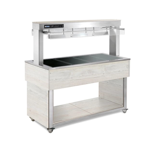 TR - marron+ 6 RAL Vitrine chauffante