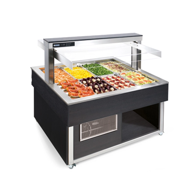 TR - quadrato+ 8 RAL Vetrina refrigerata