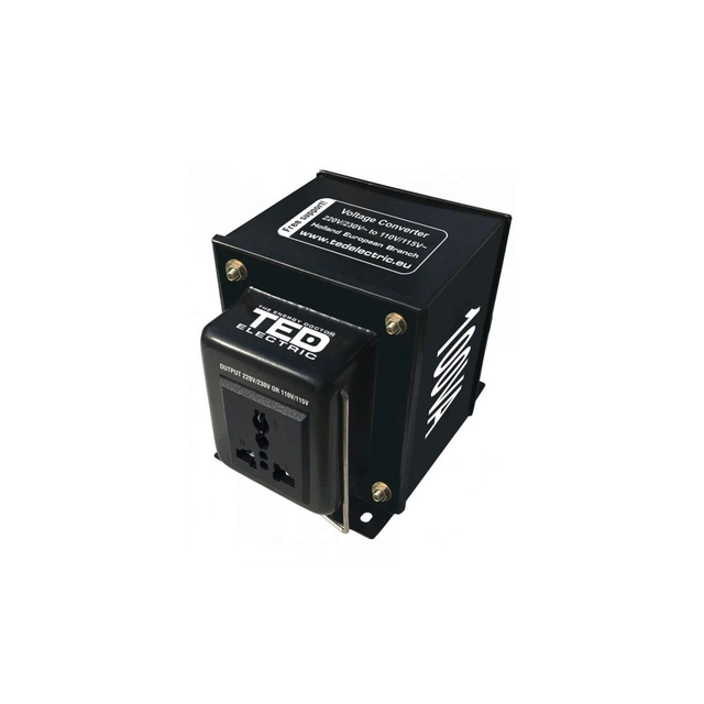 Transformador 230-220V para 110-115V 100VA/100W reversível TED002235