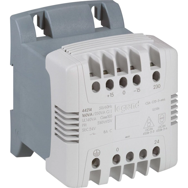 Transformador de control Legrand Safety 160VA 230 / 24V (044214)