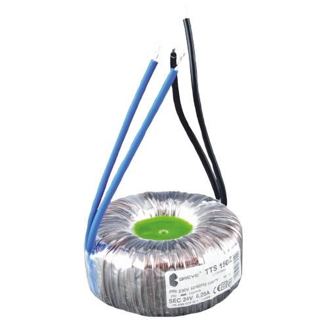 Transformador toroidal TTS 100/Z 230/ 24V IP00 para uso general