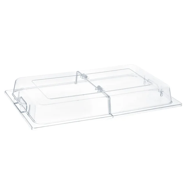 Transparent hinged cover for displaying dishes GN1/1 - Hendi 427415