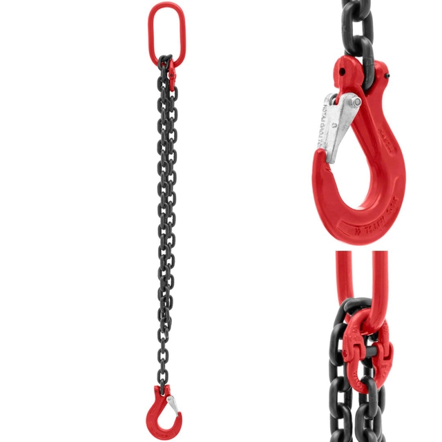 Transport chain sling 1-cięgnowe with a hook 2 m 2000 kg