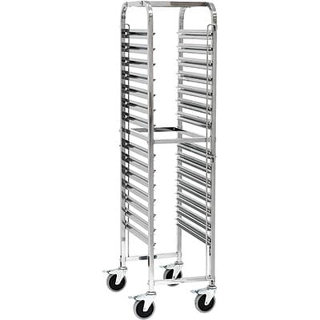 Transport trolley for GN 2/1 containers