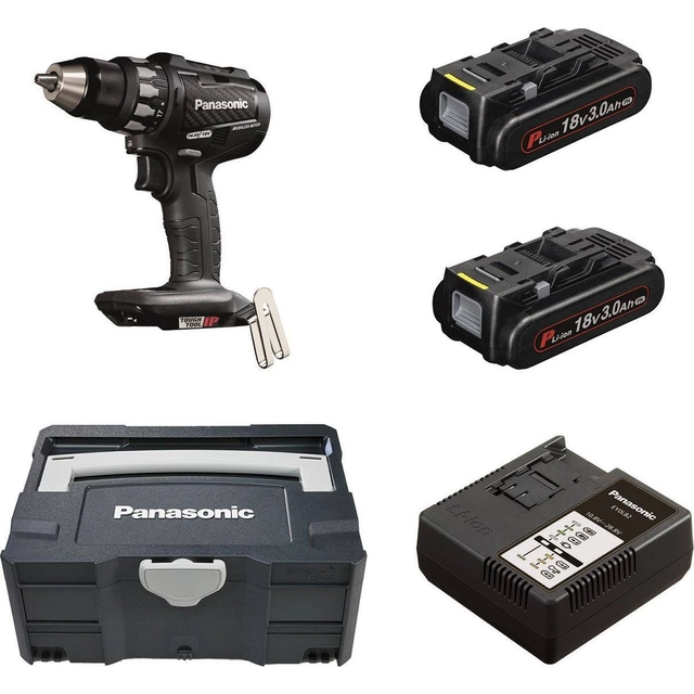 Trapano avvitatore Panasonic EY74A2PN2G 18 V 2 x batteria 3 Ah