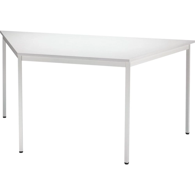 Trapezoidal table light grey