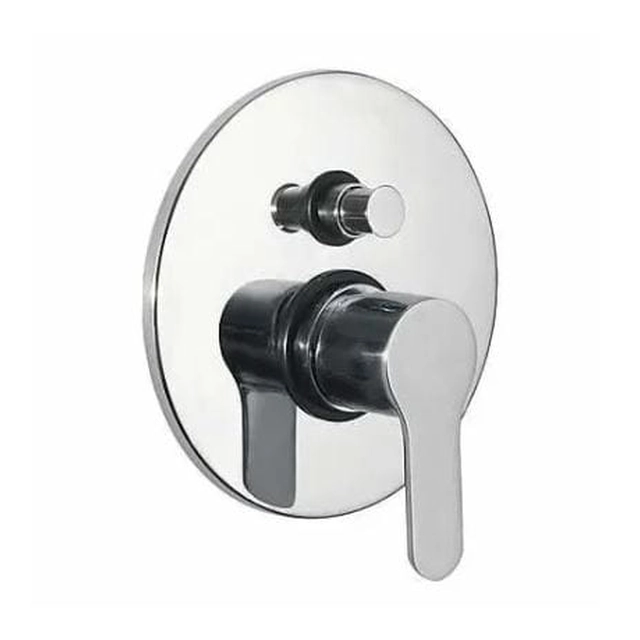 Tres chrome concealed bathtub and shower faucet 01718012
