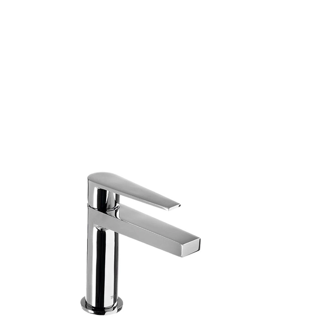 Tres Class chrome washbasin mixer with automatic waste 20510301D