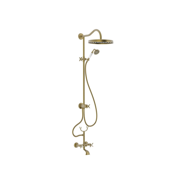 Tres Classic shower set antique brass 24217602LM