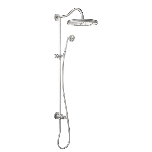 Tres Classic shower set steel 24247602AC