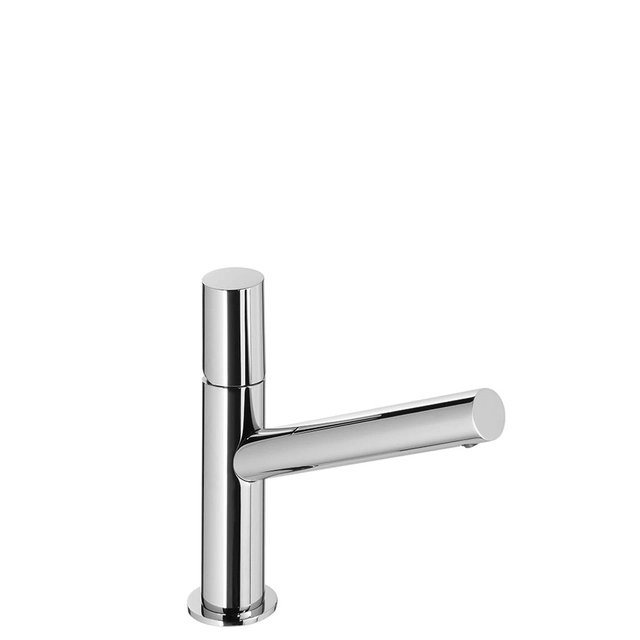 Tres Max chrome washbasin mixer with automatic waste 06120301D