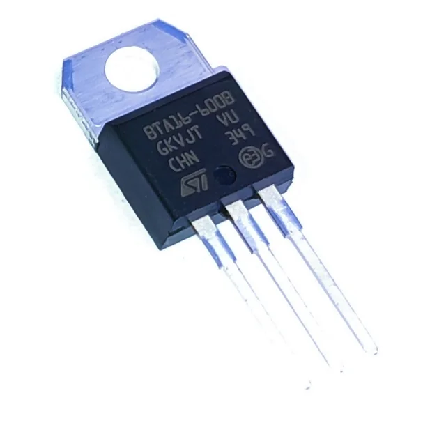 Triac BTA16-600B 16A 600V TO-220 Eredeti STMicroelectronics