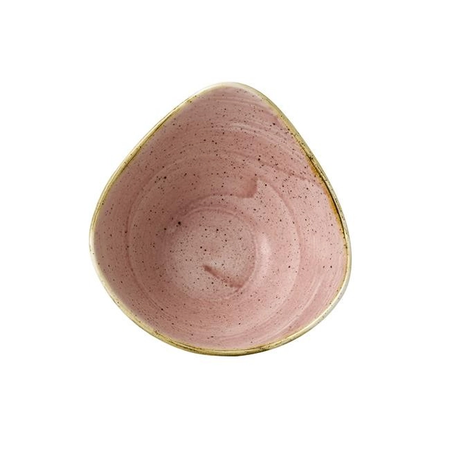 Triangular plate Stonecast Petal Pink 153 mm