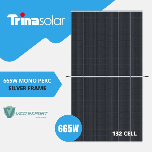 Trina TSM-665-DE21- 33 mm // Trina 665W Päikesepaneel