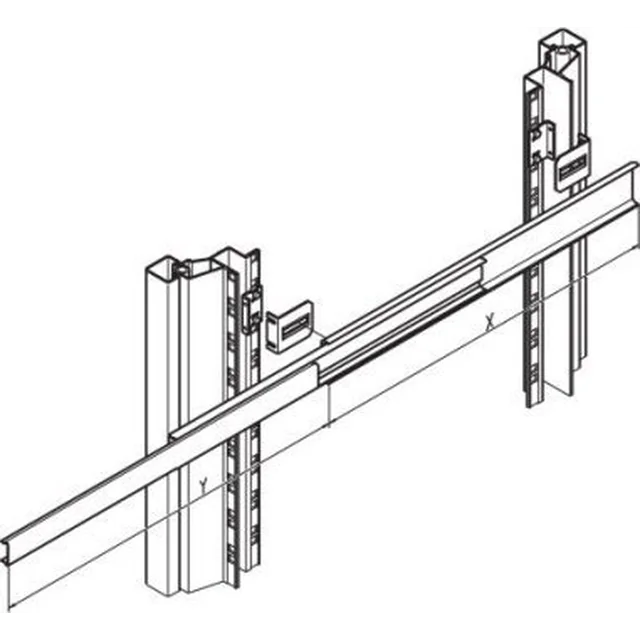 TRITON SCHROFF Mounting kit for telescopic guide, narrow, Novastar