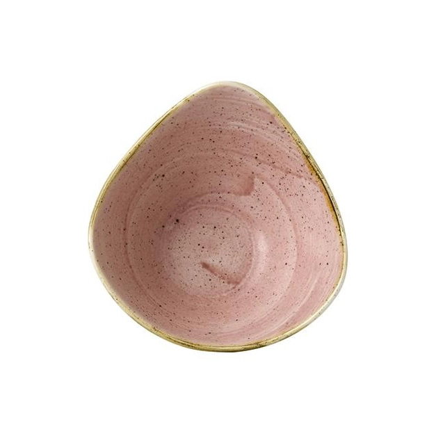 Trojuholníkový tanier Stonecast Petal Pink 153 mm
