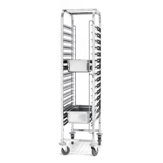 Trolley for transporting containers 15x GN 1/1 | Hendi 810613