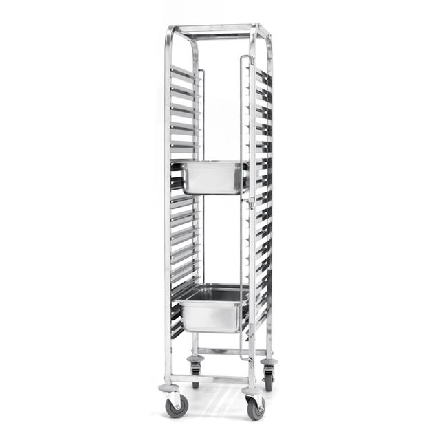 Trolley voor transport van containers - 15x GN 1/1 - 15 x GN 1/1