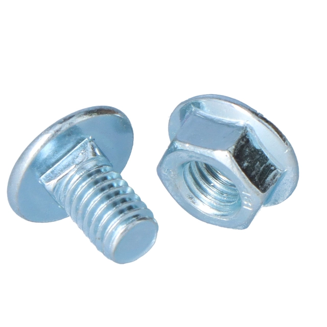 Truss head bolt + serrated nut SGKM6x10 E90