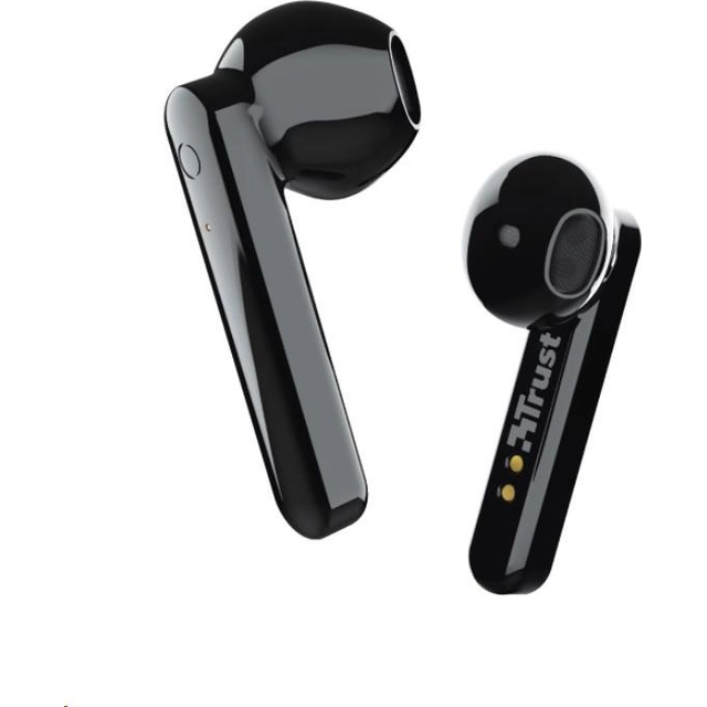TRUST sluchátka Primo Touch Bluetooth Wireless Earphones - black