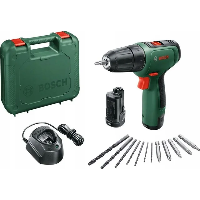 Τρυπάνι/οδηγός Bosch EasyDrill 1200 12 V 2 x μπαταρία 1.5 Ah (06039D3007)