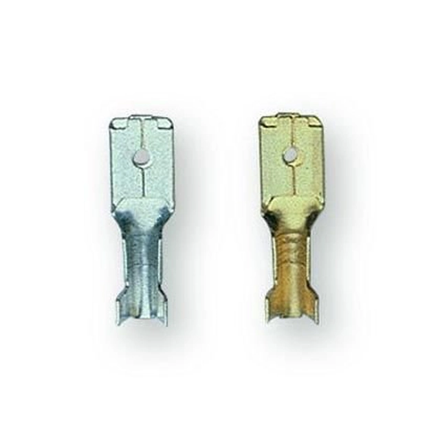 TS non-tin-plated cable plug 6,3-1/100 in accordance with the DIN standard 46248