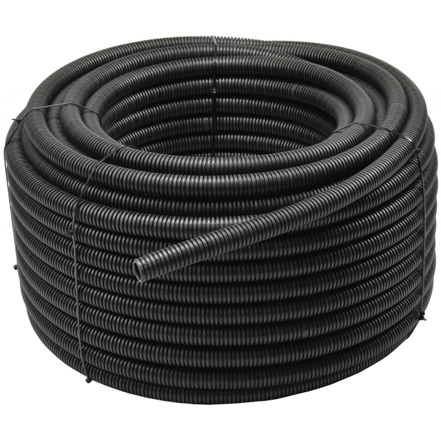 Tubo corrugado negro - Conducto PVC-U FI20/19 CON EL PILOTO 320N/5CM RKGS 20-50