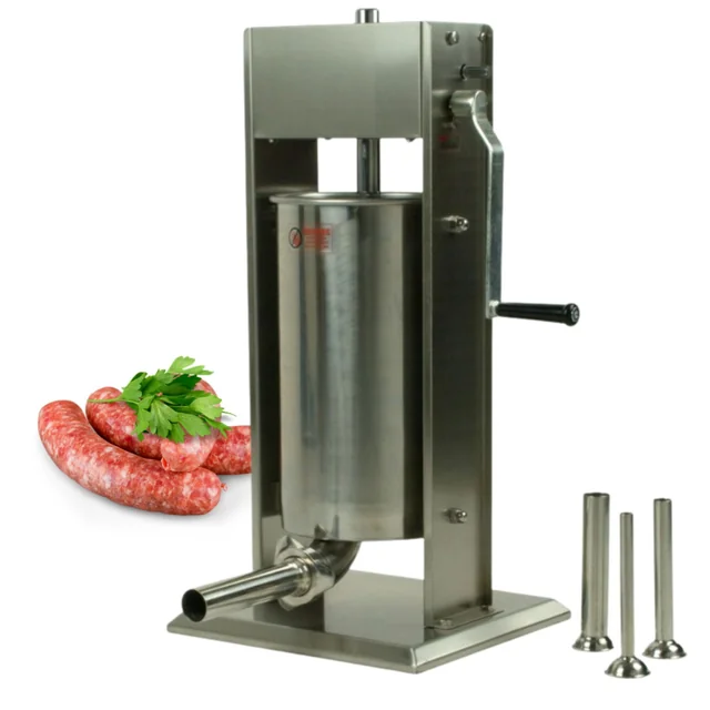 Tuyau vertical de remplissage de saucisses professionnel 15L SV-15