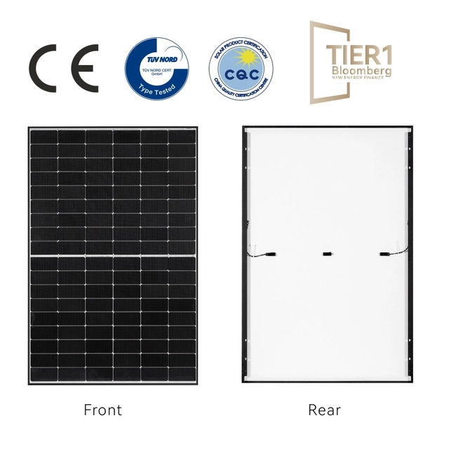 TW solárny fotovoltaický panel TW430MGT-108-H-S 430W Poločlánkový monofaciálny modul