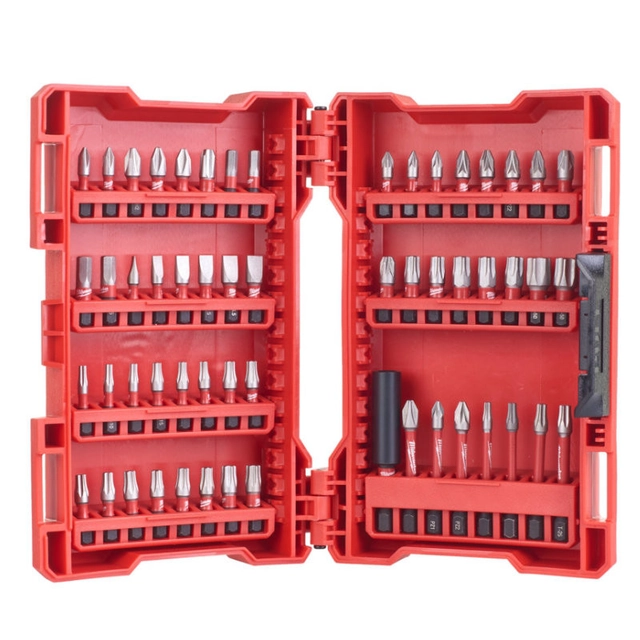 Twist set Milwaukee SHOCKWAVE Impact Duty, 56 pcs.