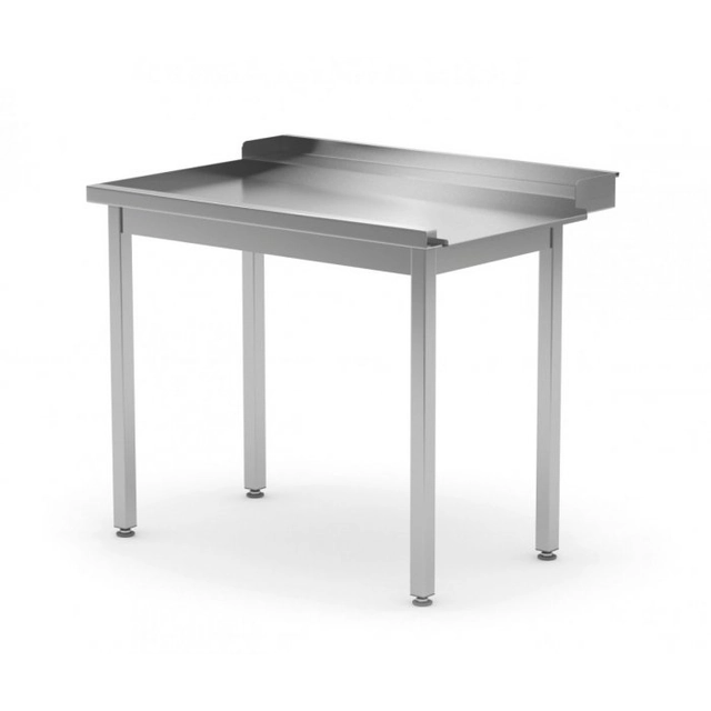 Tyhjennyspöytä astianpesukoneille ilman hyllyä - vasen 900 x 700 x 850 mm POLGAST 247097-L 247097-L