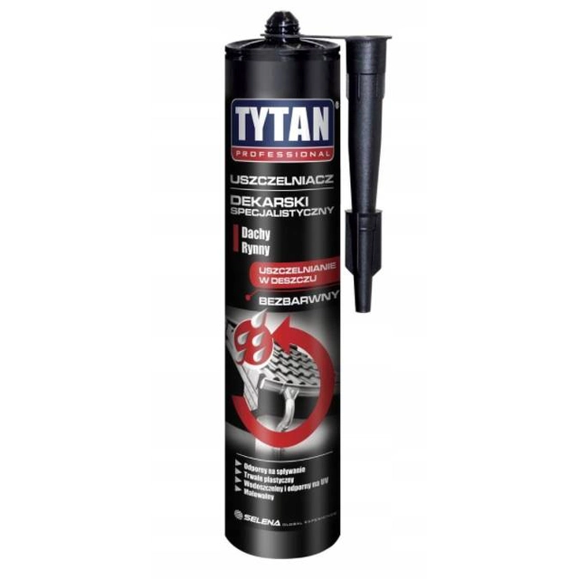 Tytan specialistische dakafdichtingskit, kleurloos, 310 ml