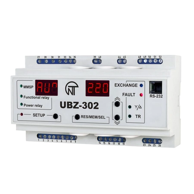 UBZ-302 UNIVERSAL PROTECTION FOR ASYNCHRONOUS MOTORS