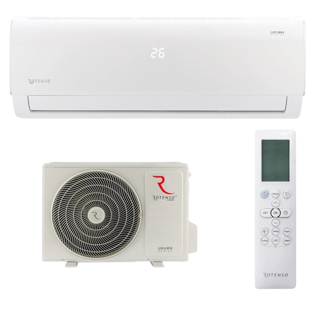 Ukura air conditioning 2,6kW ROTENSO WiFi KIT 4D HD
