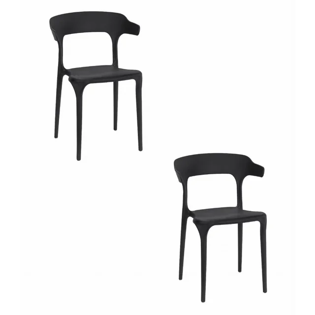 ULME chair - black x 2