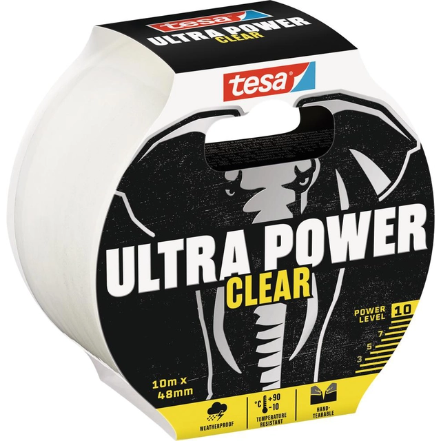 Ultra Power Clear Tape transparent 10m:48mm